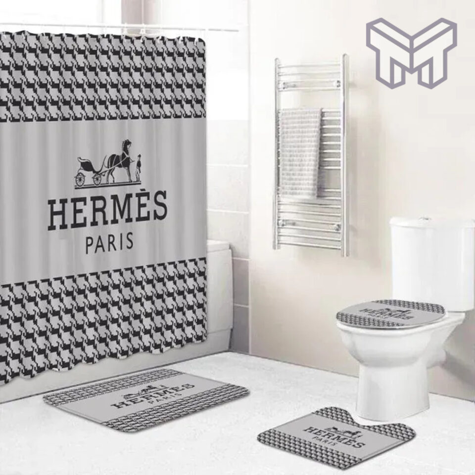 Hermes-Fashion-Logo-Limited-Luxury-Brand-Bathroom-Set-Home-Decor-01-Shower-Curtain-And-Rug-Toilet-Seat-Lid-Covers-Bathroom-Set