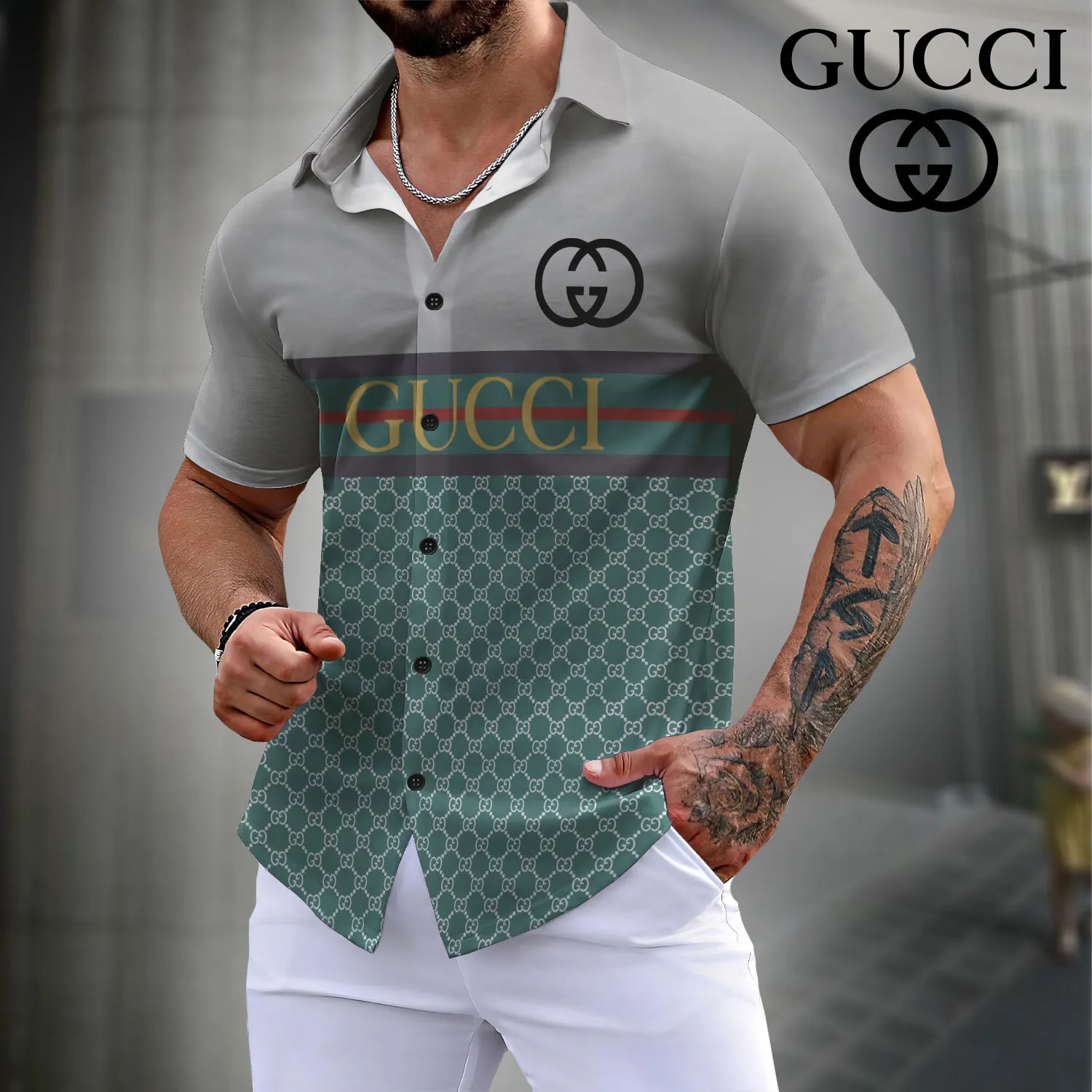 NEW-RELEASE-GUCCIrLuxury-Short-Sleeve-Button-Shirt-BNNGC0103_3_11zon-4wtfD